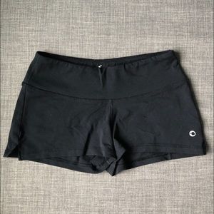 Athletic spandex shorts